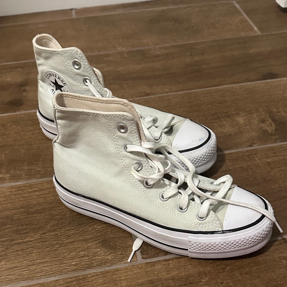 Converse Women's High-Top Sneakers mint platform